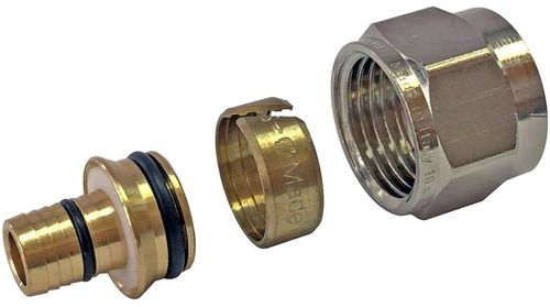 Фитинг компрессионный STOUT SFC-0026-162634 для труб PEX-AL-PEX 16х2,6х3/4, детальное фото