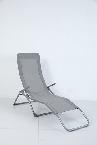 Шезлонг серый, Арт. 40270ST-PT-grey, картинка