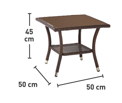 Стол журнальный Davenport 50х50х45см, Арт. 497052, крупный план