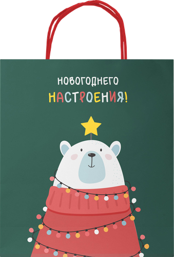 Пакет подарочный CITY HOME TRADE Vibe Year 18х16х6см, фотография
