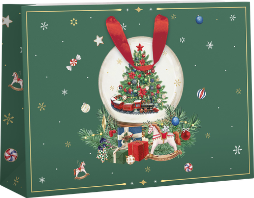 Пакет подарочный CITY HOME TRADE New Years Joy 30х40х15см, картинка