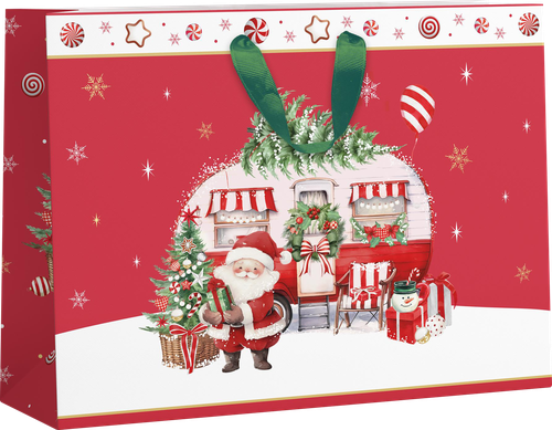 Пакет подарочный CITY HOME TRADE New Years Joy 30х40х15см, фотография
