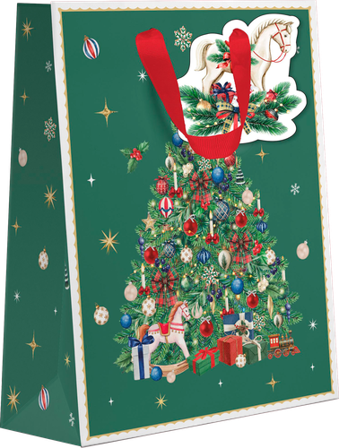 Пакет подарочный CITY HOME TRADE New Years Joy 31х26х11см, изображение