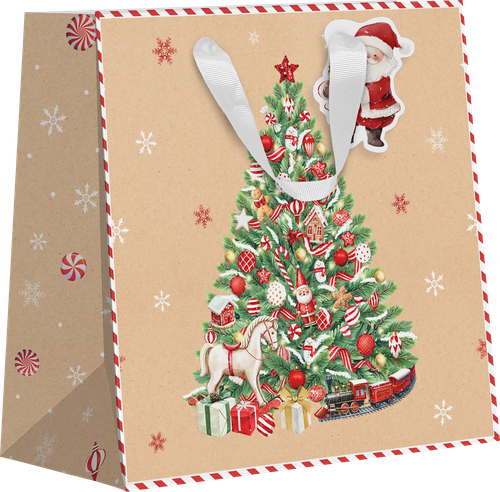 Пакет подарочный CITY HOME TRADE Christmas Kraft 40х48х18см, детальное фото
