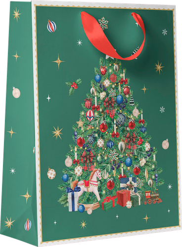Пакет подарочный CITY HOME TRADE New Years Joy 41х31х10см, фотография