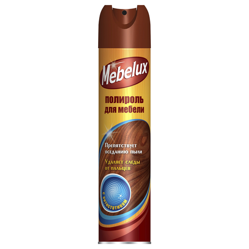 Полироль для мебели MEBELUX с антистатиком, 300мл, картинка