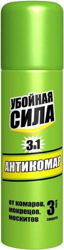Аэрозоль Убойная сила Антикомар 150 мл, изображение