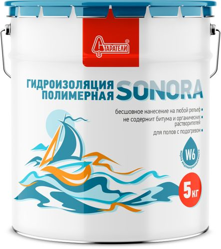 Гидроизоляция полимерная Старатели Sonora 5 кг, крупный план