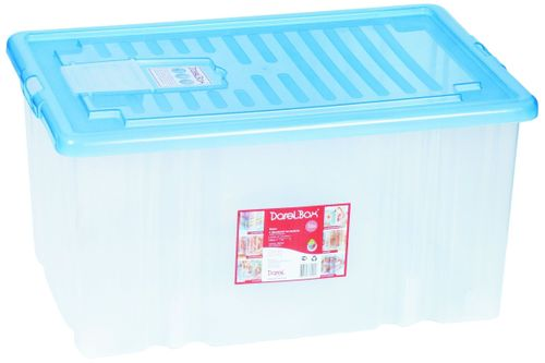 Ящик с крышкой д/хранения DAREL PLASTIC на колесах, вид