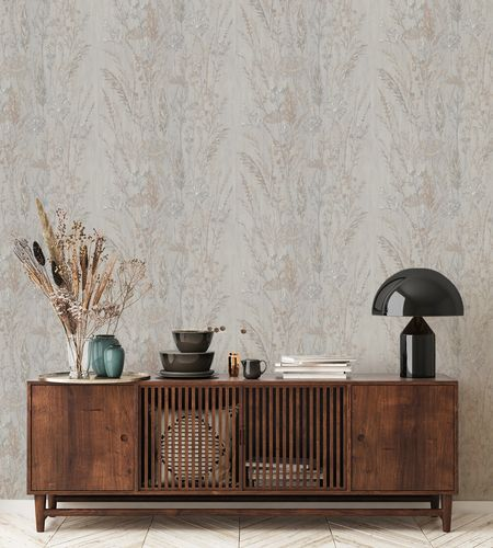 Обои Euro Decor Поле Винил/флиз 7272-11 серый 1,06Х10,05м, фотография