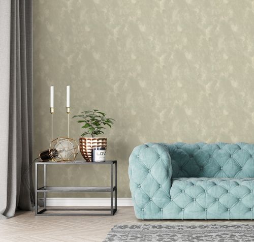 Обои Euro Decor Matilda Винил/флиз 7295-04 зеленый 1,06Х10,05м, изображение