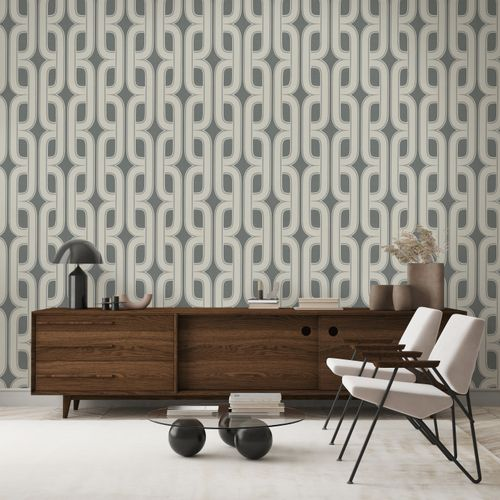 Обои Euro Decor Mansory Винил/флиз 7298-11 серый 1,06Х10,05м, фотография