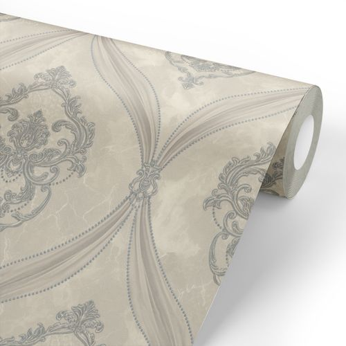 Обои Euro Decor Matilda Винил/флиз 7294-17 бежевый 1,06Х10,05м, фотография