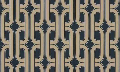 Обои Euro Decor Mansory Винил/флиз 7298-22 черный 1,06Х10,05м, картинка
