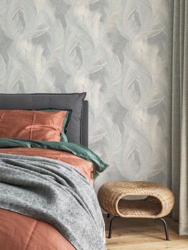 Обои EURO DECOR PHOENIX Винил/флиз 7216-11 серый 1,06Х10,05м, вид