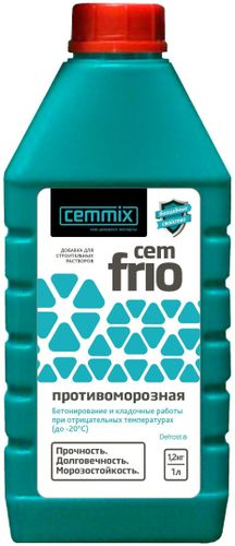 Противоморозная добавка Cemmix CemFrio 1 л, изображение