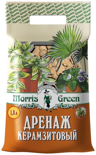 Дренаж керамзитовый MORRIS GREEN 1,8 л., картинка