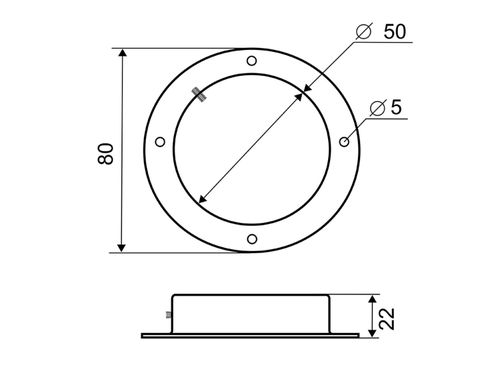 Держатель для трубы Palladium jf-65 25 мм с фиксатором черный (2 шт), фотография
