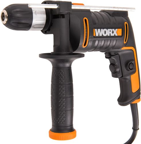 Дрель-шуруповерт ударная Worx WX317.2 600 Вт, крупный план