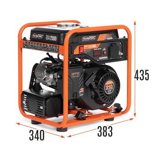 Генератор бензиновый инверторный DAEWOO GDA 2500i 2,2 КВТ, вид