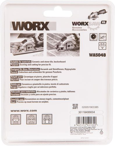 Отрезной диск алмазный Worx WA5048, детальное фото