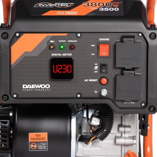 Генератор бензиновый инверторный DAEWOO GDA 3800i 3,5 КВТ, вид