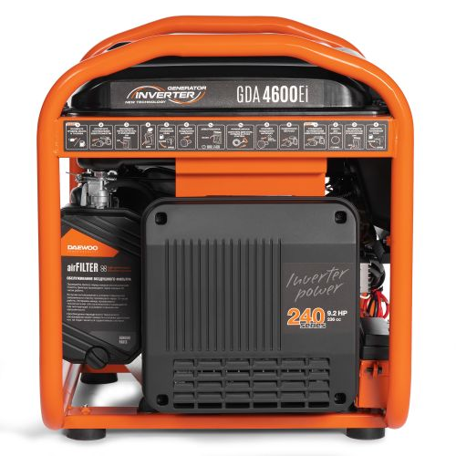 Генератор бензиновый инверторный DAEWOO GDA 4600Ei 4,2 КВТ, крупный план