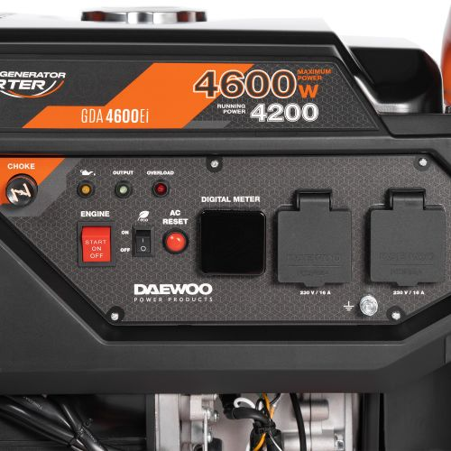 Генератор бензиновый инверторный DAEWOO GDA 4600Ei 4,2 КВТ, изображение