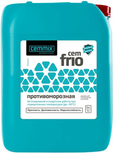 Противоморозная добавка Cemmix CemFrio 5 л, фото