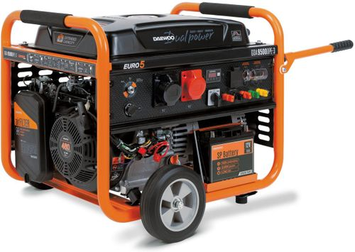 Бензиновый генератор DAEWOO GDA 9500DPE-3 380 В 8,6 кВт 30 л, картинка