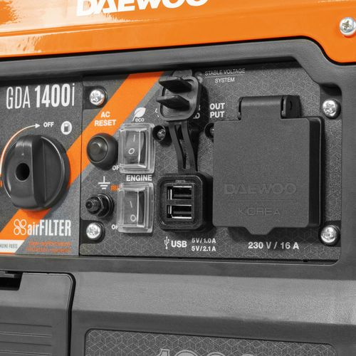 Инверторный бензиновый генератор DAEWOO GDA 1400i, изображение