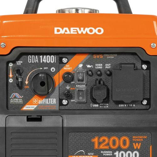 Инверторный бензиновый генератор DAEWOO GDA 1400i, фото