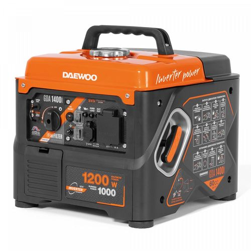 Инверторный бензиновый генератор DAEWOO GDA 1400i, фотография