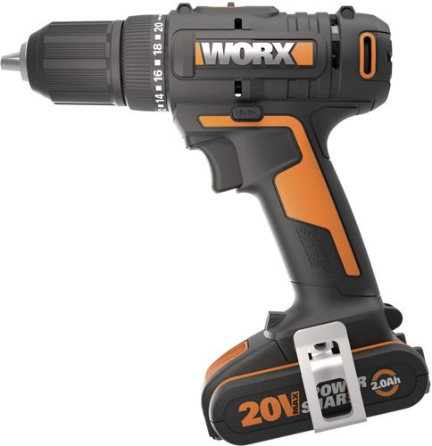Дрель аккумуляторная Worx wx108 20В 1*2Ач, фотография