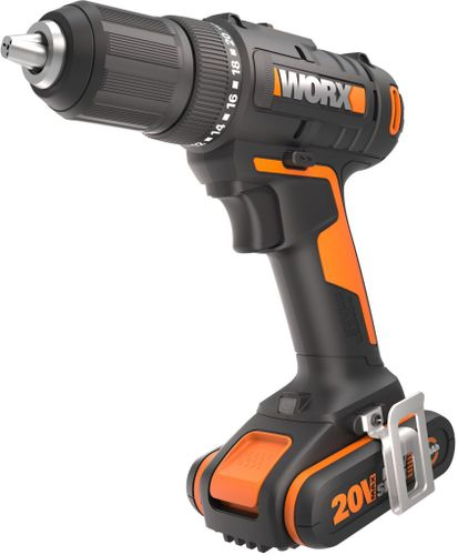 Дрель аккумуляторная Worx wx108 20В 1*2Ач, фото