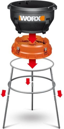 Измельчитель садовый электрический WORX 1600Вт, wg430e, картинка