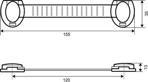 Блокиратор универсальный Palladium BS 4613 желтый, вид