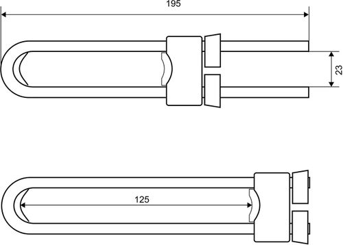 Блокиратор мебельный Palladium BS 4617 белый, крупный план