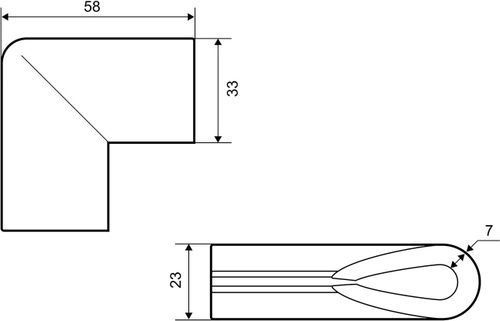 Защитный уголок Palladium BS 4628 бежевый 4 шт, фотография