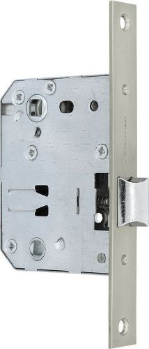 Дверная защелка Palladium 170 PN 195х76х18 мм ЦАМ матовый никель, фотография