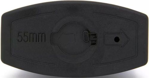 Замок навесной Palladium 907WP-50L сине-черный, крупный план