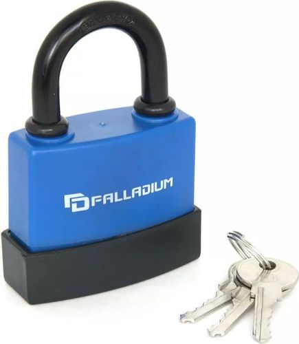 Замок навесной Palladium 907WP-65 сине-черный, картинка