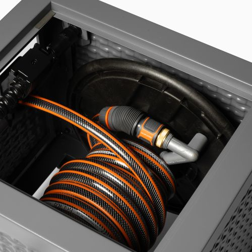 Катушка металлическая со шлангом 30м и набором для полива DWR 6130 DAEWOO, картинка