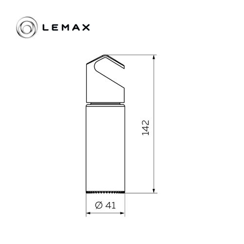 Банка для специй Lemax YJ-G901 навесная на рейлинг, хром, фотография