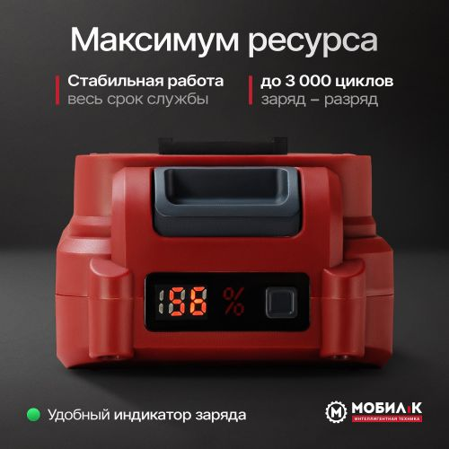 Аккумулятор МОБИЛ К Комфорт li-ion 20В 2Ач, XA220, вид