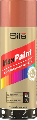 Эмаль аэрозольная SILA Home Paint медный металлик 520 мл, картинка