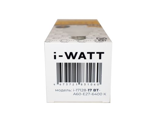 Светодиодная лампа i-17128 17Вт 6400К 165-265V А60 Е27, крупный план