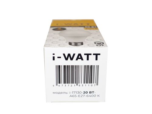 Светодиодная лампа i-17130 20Вт 6400К 165-265V А65 Е27, изображение