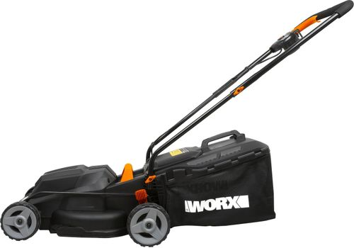 Газонокосилка электрическая WORX 1200Вт 34см, wg713e, фото