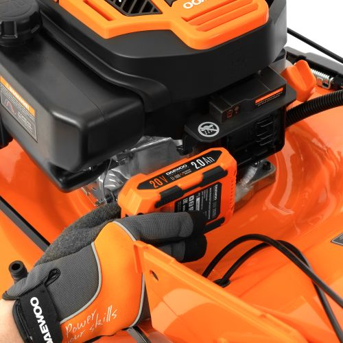 Газонокосилка бензиновая DAEWOO Dlm 5500sve 7лс, крупный план